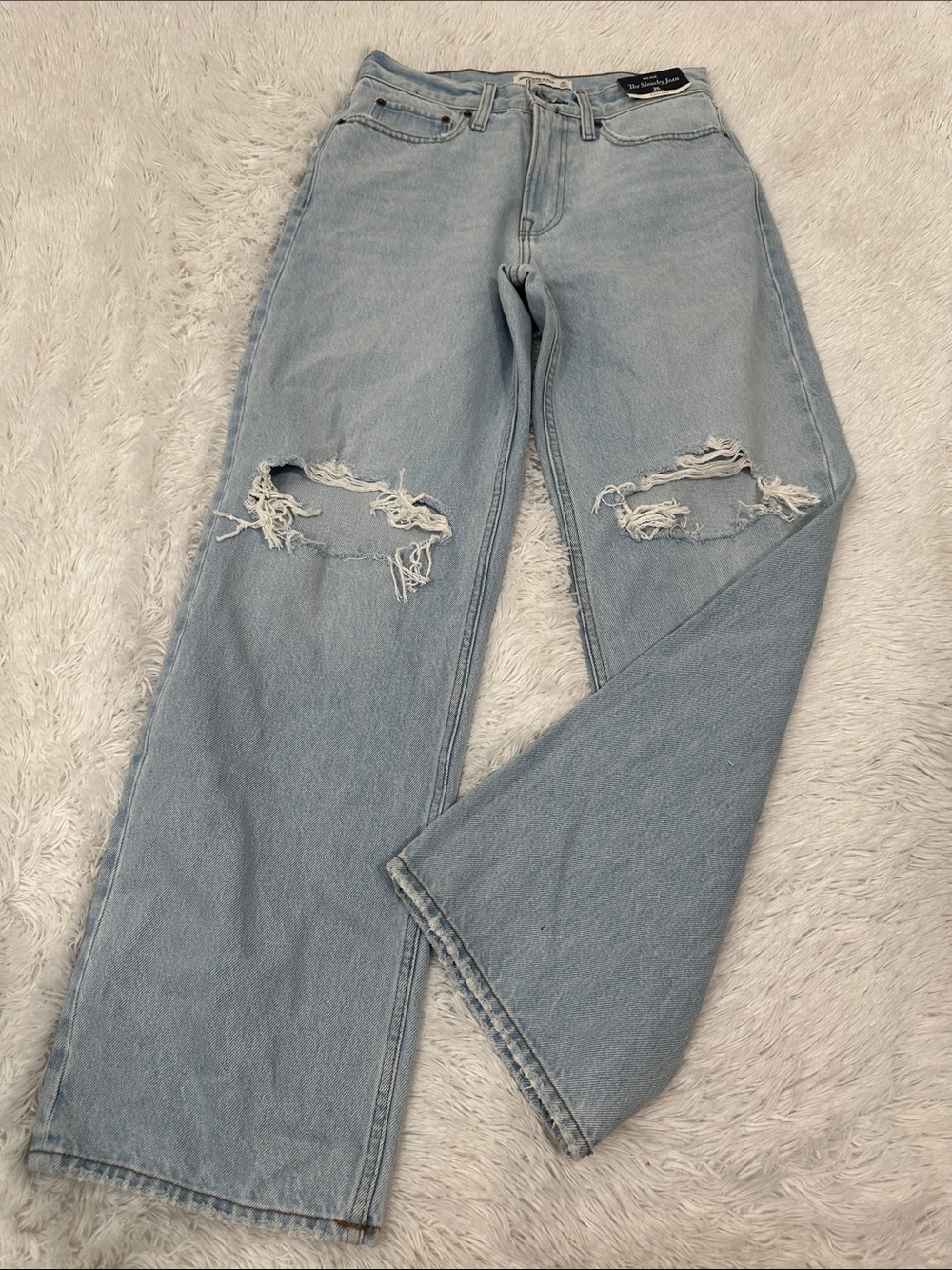 🏰 NWT Abercrombie & Fitch The Slouchy Jean